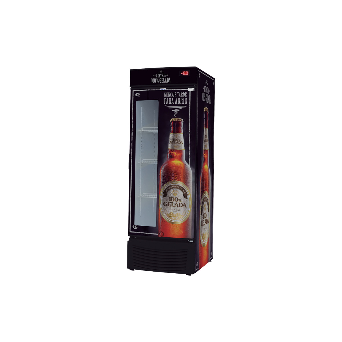 CONSERVADOR VERTICAL DE CERVEJAS 431L - PORTA DE VIDRO D