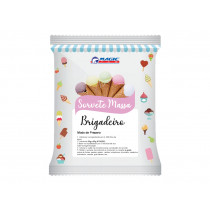 BASE PARA SORVETE MASSA MAGIC ICE - SABOR BRIGADEIRO