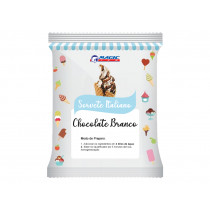 BASE PARA SORVETE ITALIANO E SOFT MAGIC ICE - SABOR CHOCOLATE BRANCO