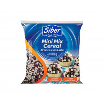 MINI MIX CEREAL BRANCO E AO LEITE SIBER - 400G