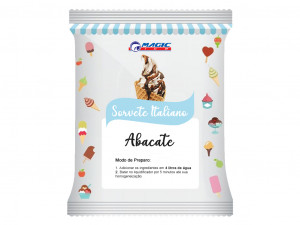 BASE PARA SORVETE ITALIANO E SOFT MAGIC ICE - SABOR ABACATE