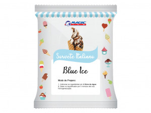 BASE PARA SORVETE ITALIANO E SOFT MAGIC ICE - SABOR BLUE ICE