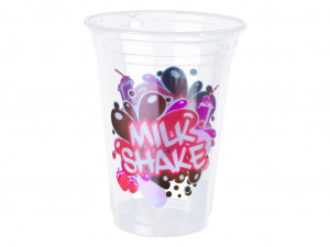 COPO GENÉRICO MILK SHAKE PPT-550 COPOBRAS 550ML 500ML - 50 UNIDADES