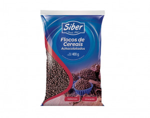 FLOCOS DE CEREAIS E ACHOCOLATADOS SIBER - 400G