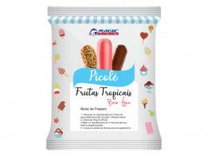 BASE PARA PICOLÉ BASE ÁGUA MAGIC ICE - SABOR FRUTAS TROPICAIS