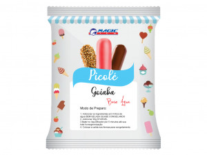 BASE PARA PICOLÉ BASE ÁGUA MAGIC ICE - SABOR GOIABA