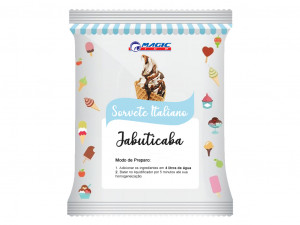 BASE PARA SORVETE ITALIANO E SOFT MAGIC ICE - SABOR JABUTICABA