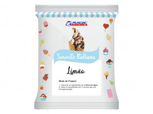 BASE PARA SORVETE ITALIANO E SOFT MAGIC ICE - SABOR LIMÃO