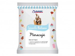 BASE PARA SORVETE ITALIANO E SOFT MAGIC ICE - SABOR MARACUJÁ