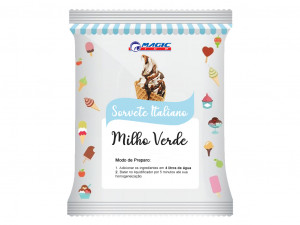 BASE PARA SORVETE ITALIANO E SOFT MAGIC ICE - SABOR MILHO VERDE