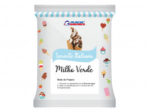 BASE PARA SORVETE ITALIANO E SOFT MAGIC ICE - SABOR MILHO VERDE