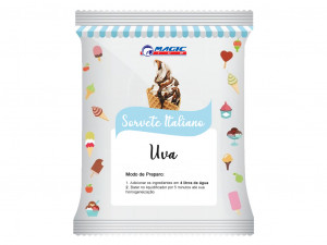 BASE PARA SORVETE ITALIANO E SOFT MAGIC ICE - SABOR UVA